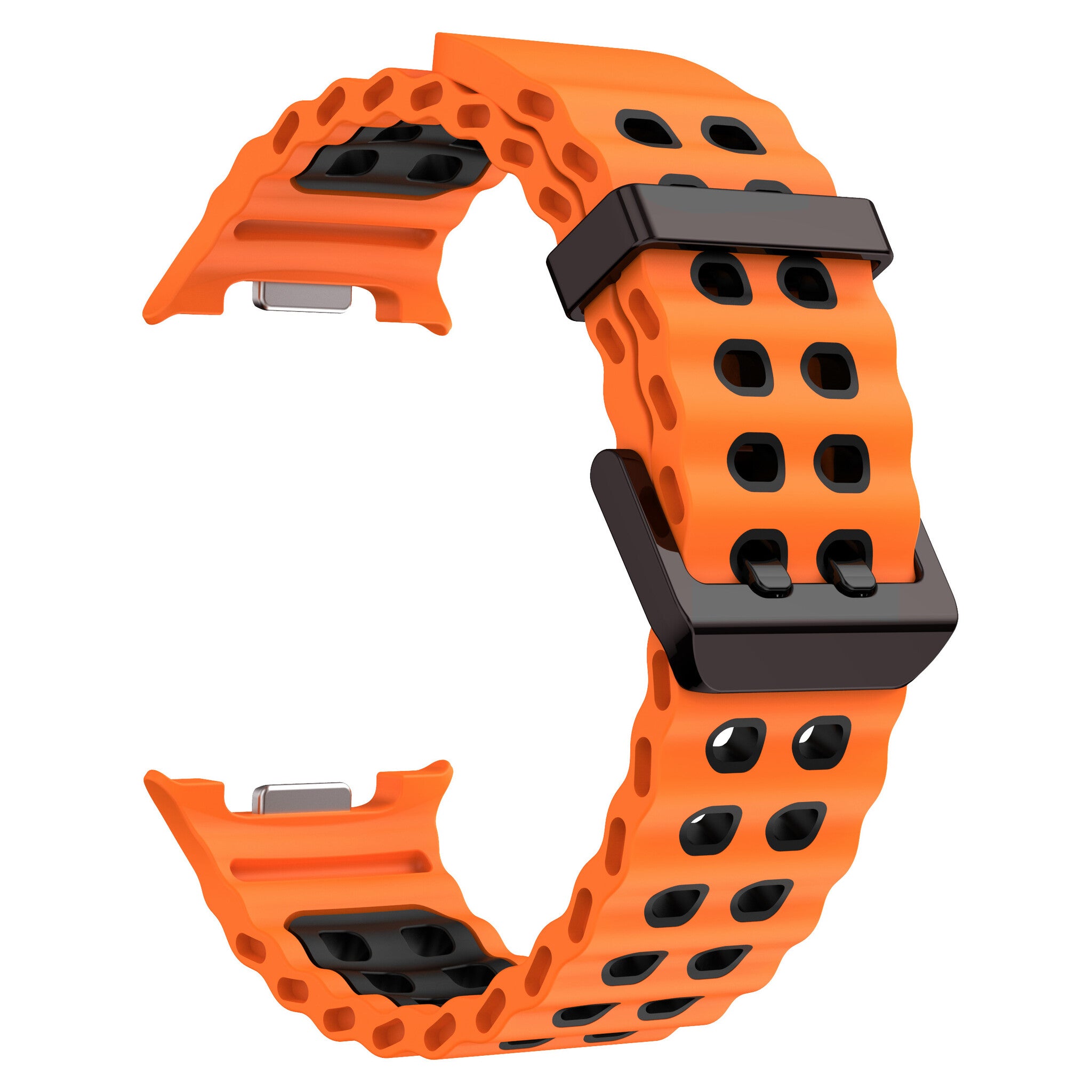 Samsung Galaxy Watch 8 Classic Ocean Strap (Orange/Black)