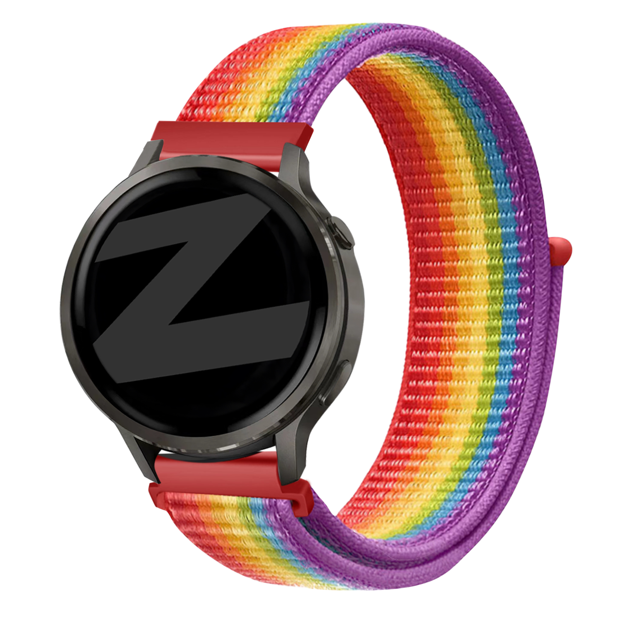 Bandz Garmin Forerunner 170 Nylon Loop Strap (Rainbow)