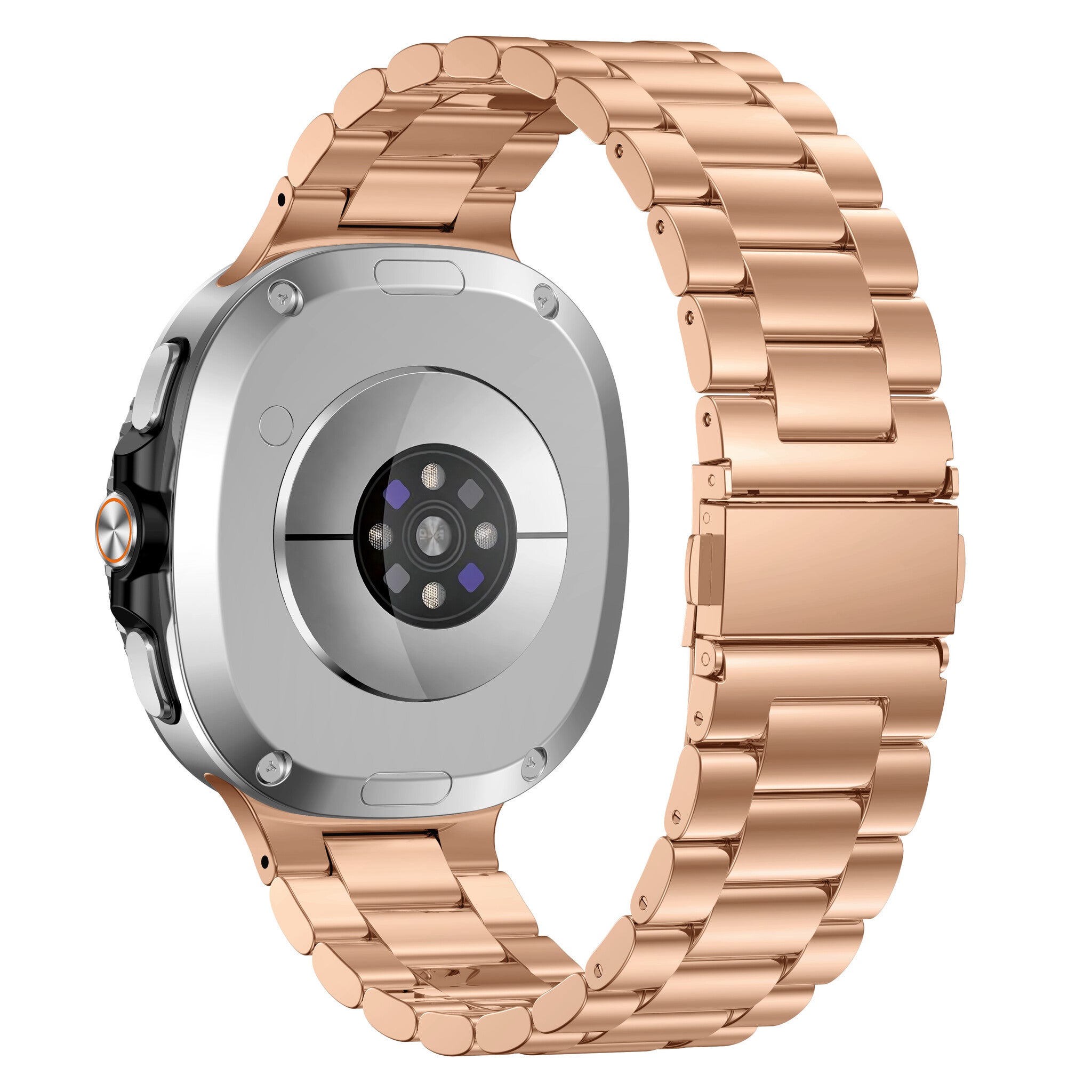 Bracelet acier Samsung Galaxy Watch 9 - 44mm (or rose)