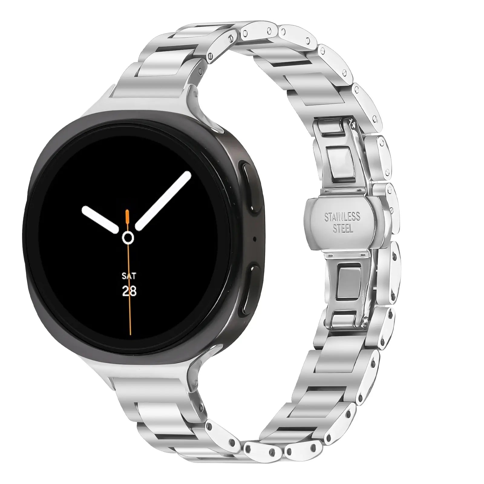 Bracelet acier fin Samsung Galaxy Watch 9 - 44mm (argent)