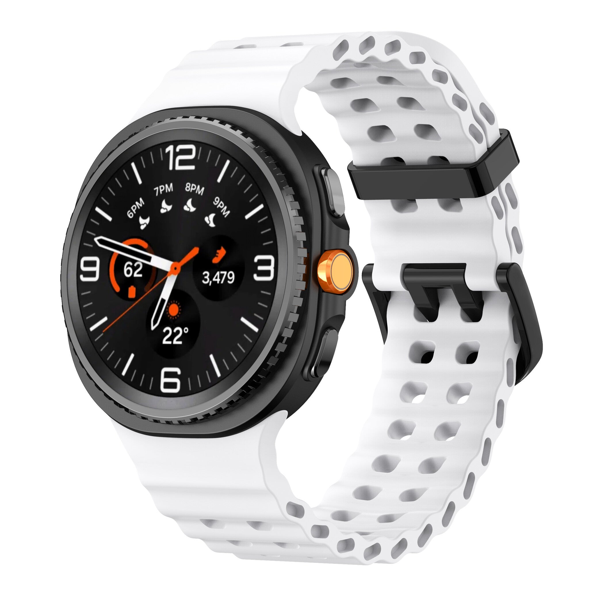 Samsung Galaxy Watch 8 Classic Ocean Strap (White)