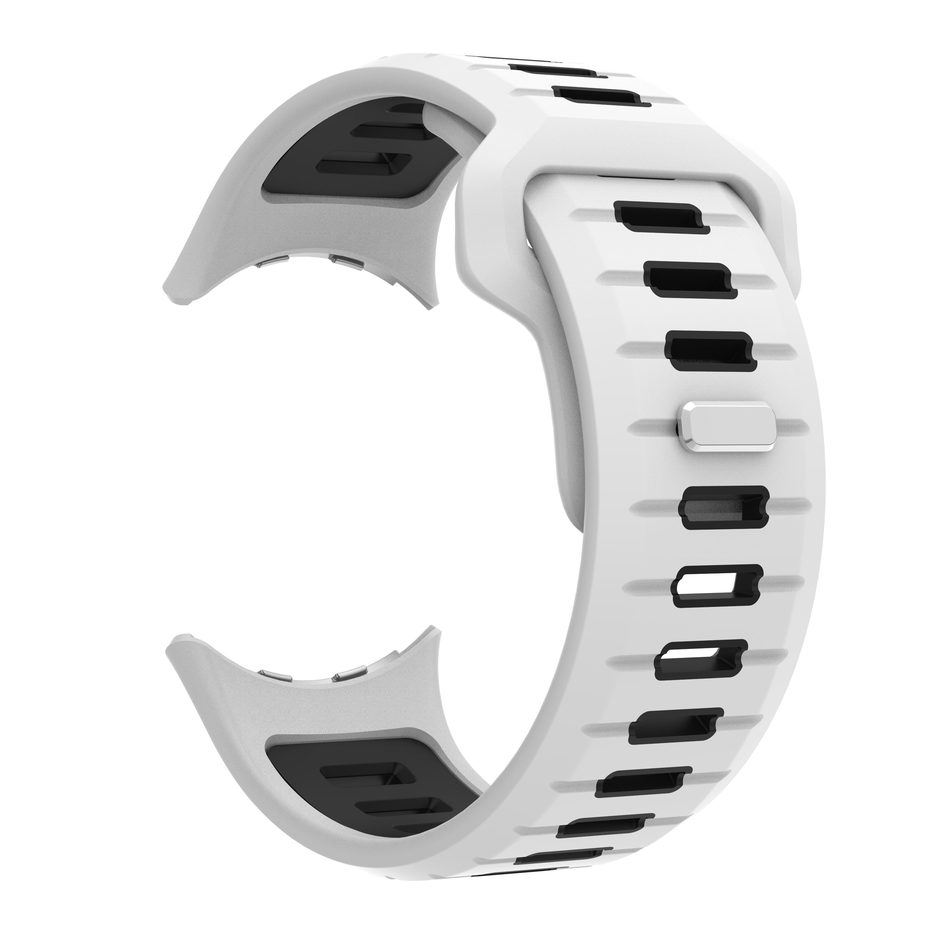 Google Pixel Watch 4 - 45mm Sport Duo Strap (White/Black)