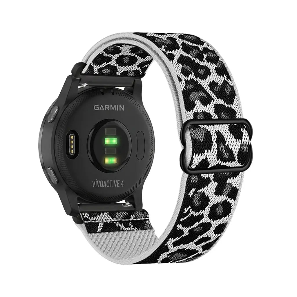 Bracelet élastique Huawei Watch GT 7 - 41mm (léopard blanc)