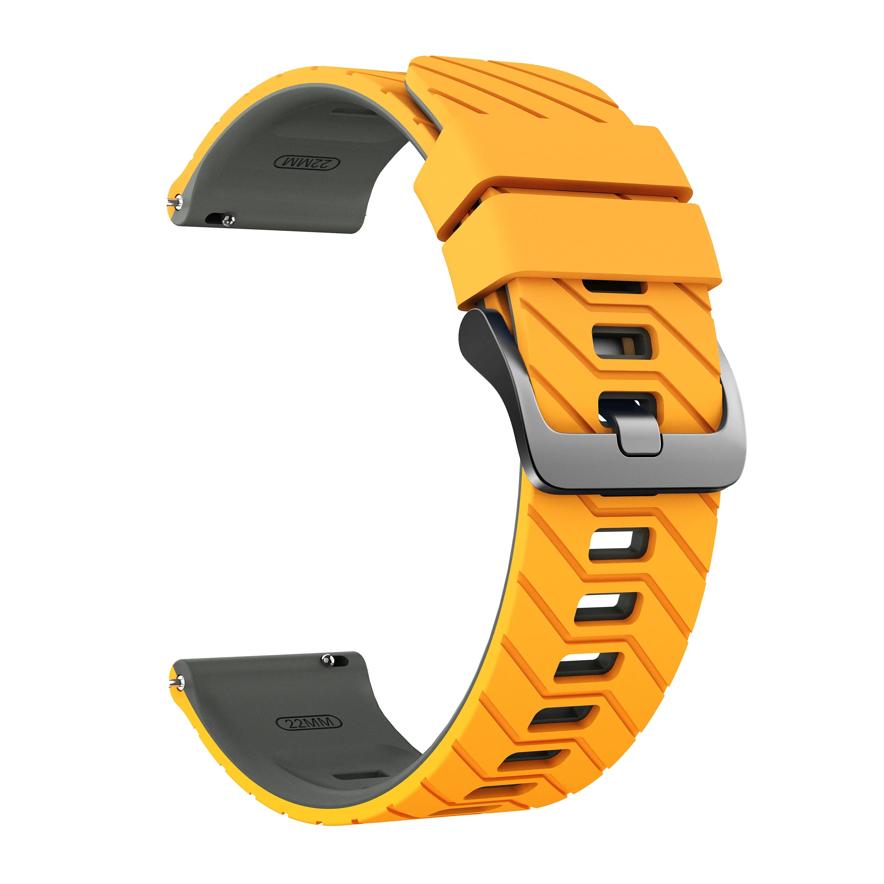 Suunto Vertical Twill Sport Strap (Dark Yellow/Grey)