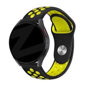 Bandz Bracelet sport 'Deluxe' Levowatch Tiny (noir/jaune)