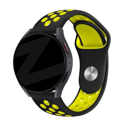 Bandz Bracelet sport 'Deluxe' Levowatch Tiny (noir/jaune)