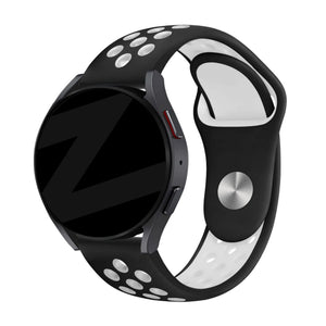 Bandz Levowatch Tiny Sport Strap 'Deluxe' (Black/White)