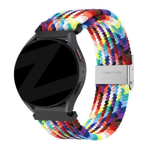 Bandz Levowatch Tiny Woven Nylon Strap (Rainbow)