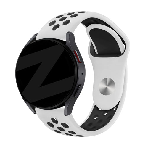Bandz Levowatch Tiny Sport Strap 'Deluxe' (White/Black)