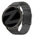 Bandz Garmin Vivomove 3 Titanium Link Strap (Black)