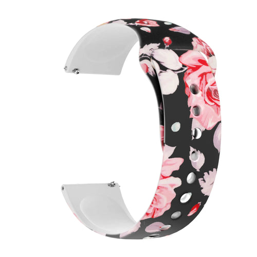 Bandz Levowatch Edgy Patterned Strap (Flowers)