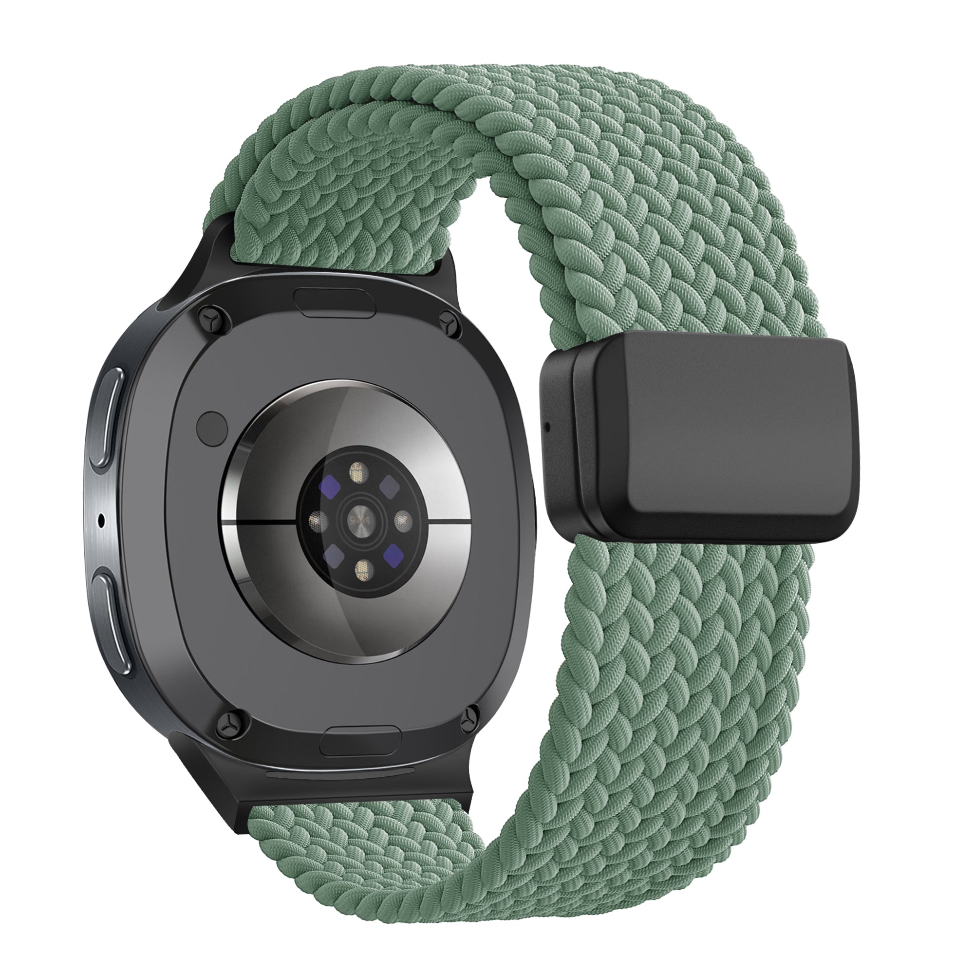 Bandz Bracelet tissé magnétique Samsung Galaxy Watch 8 Classic (vert sapin)