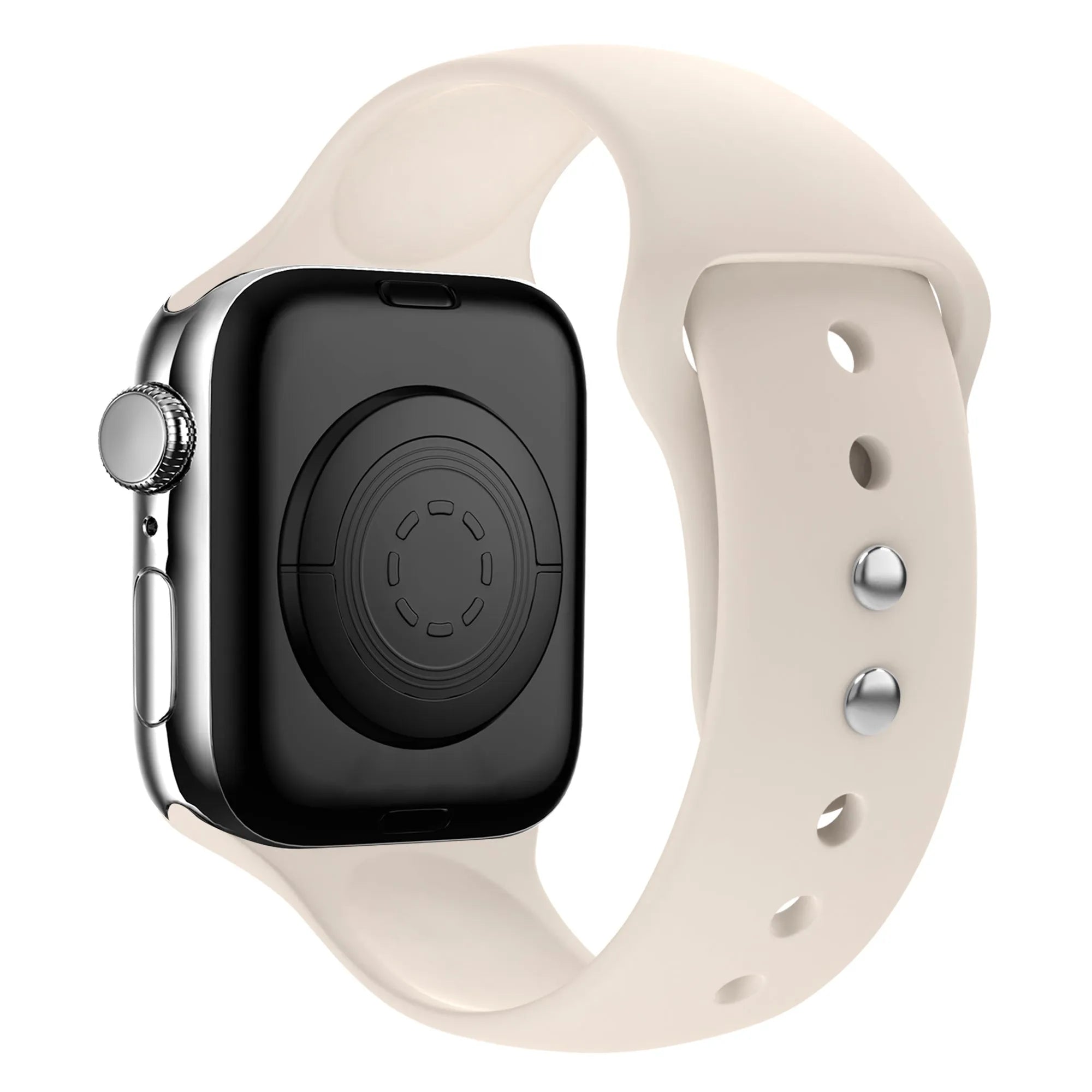 Bandz Bracelet silicone doble broche Apple Watch (lumière stellaire)