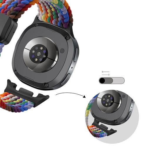 Bandz Bracelet tissé magnétique Samsung Galaxy Watch 8 - 40mm (coloré)