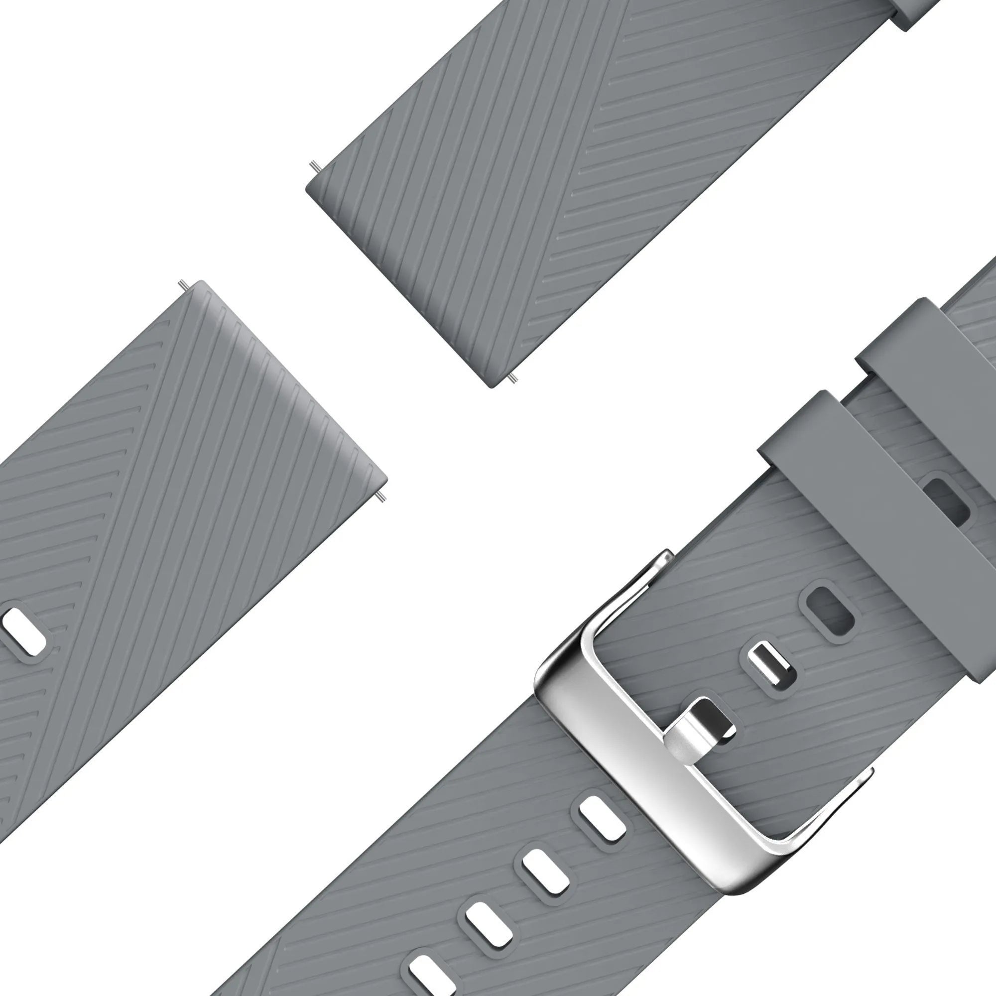 Bandz Bracelet silicone 'Deluxe' Levowatch Tiny (gris)