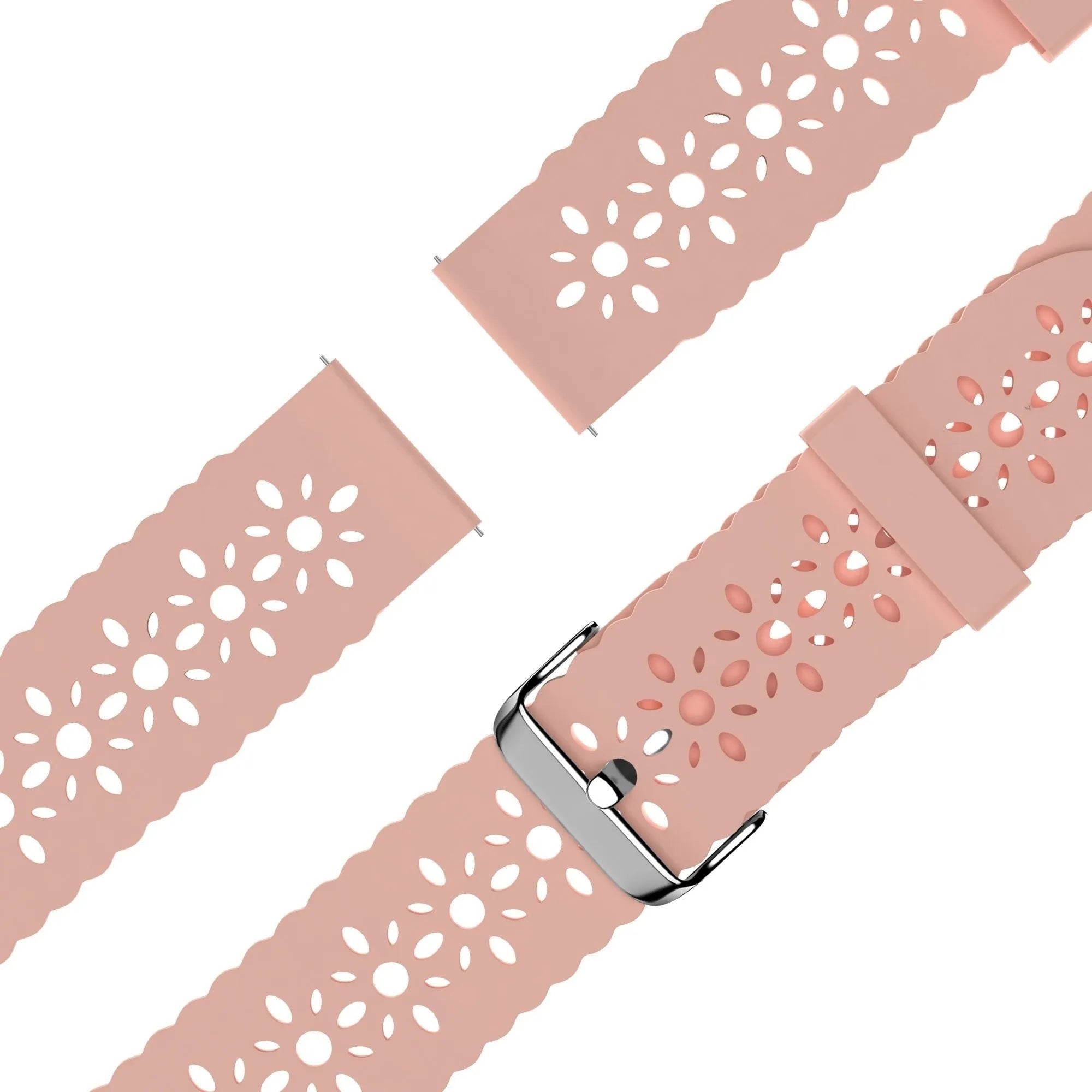 Bandz Levowatch Eve Patterned Silicone Strap (Pink)