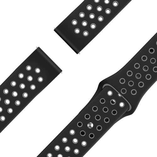 Bandz Bracelet sport 'Deluxe' Levowatch Tiny (noir/gris)
