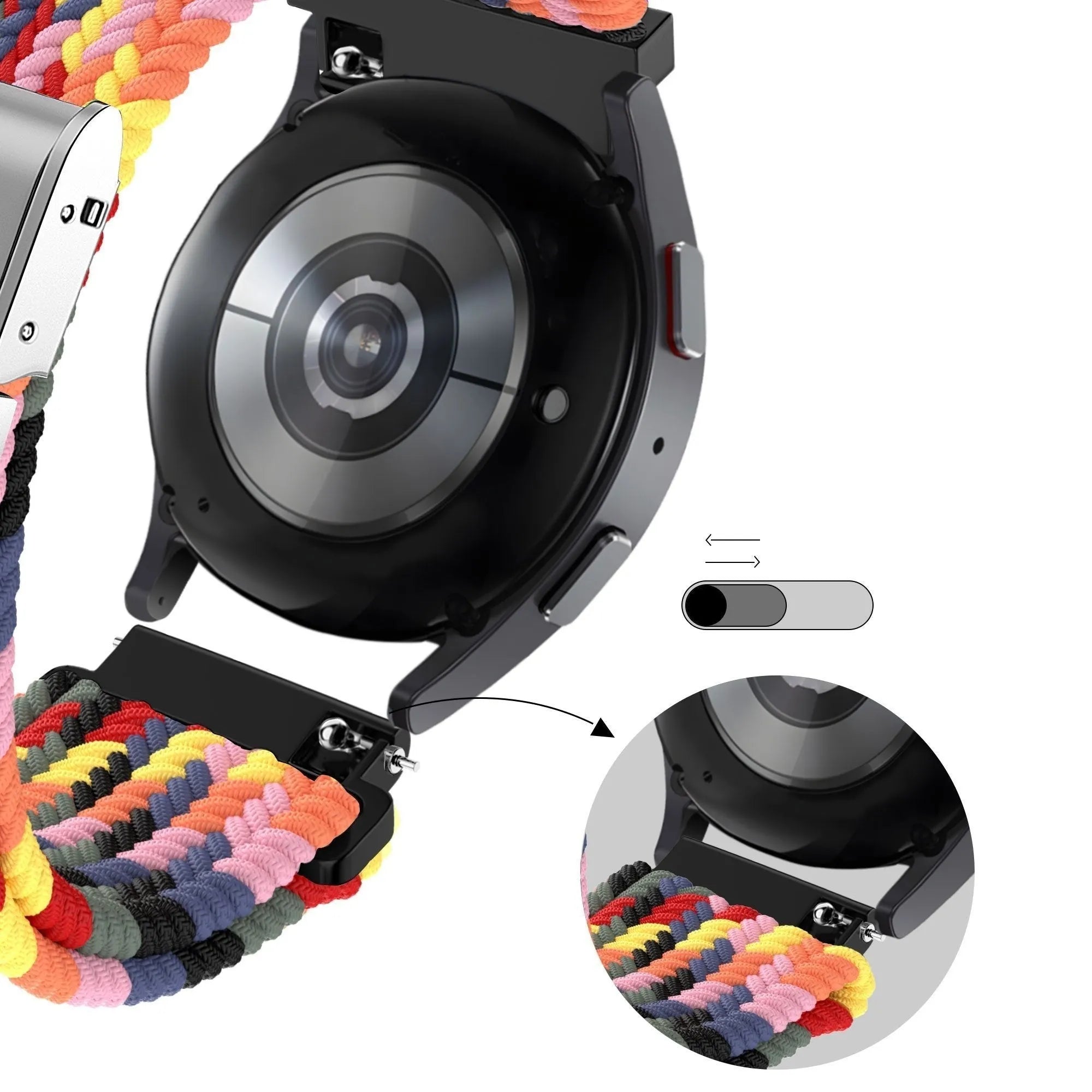 Bandz Bracelet nylon tressé Polar Pacer (coloré)