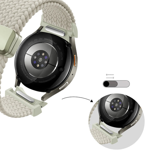 Bandz Bracelet trensé 'Easy Fit' Samsung Galaxy Watch 4 40mm (lumière stellaire)
