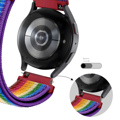 Bandz Levowatch Edgy Nylon Loop Strap (Rainbow)
