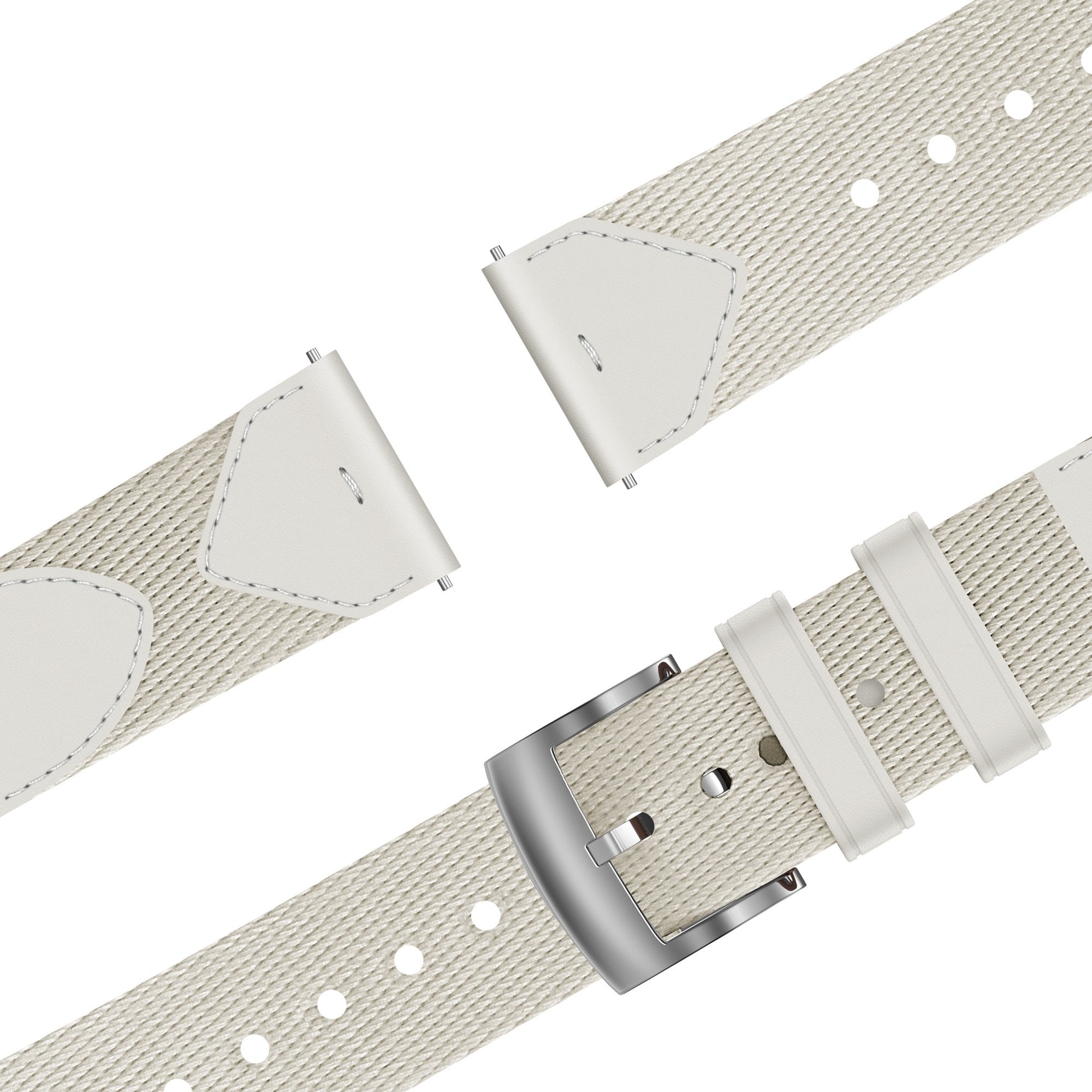 Bandz Bracelet cuir hybride 'Easy Fit' Withings Steel HR - 36mm (lumière stellaire)