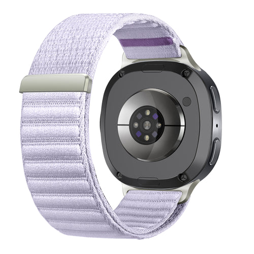 Bracelet nylon Wave Samsung Galaxy Watch 8 Classic (violet clair)