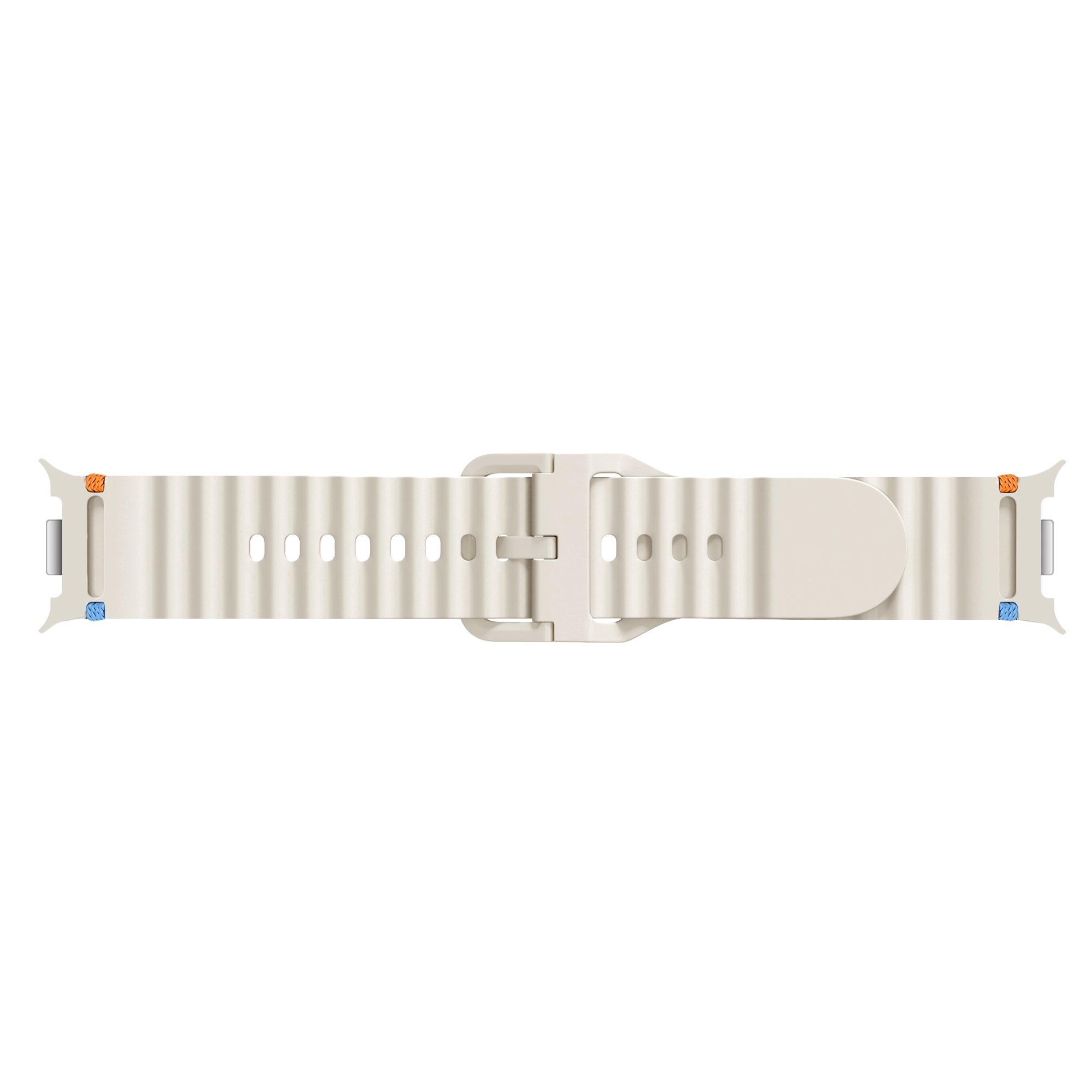 Bracelet silicone Wave Samsung Galaxy Watch 8 - 44mm (lumière stellaire)