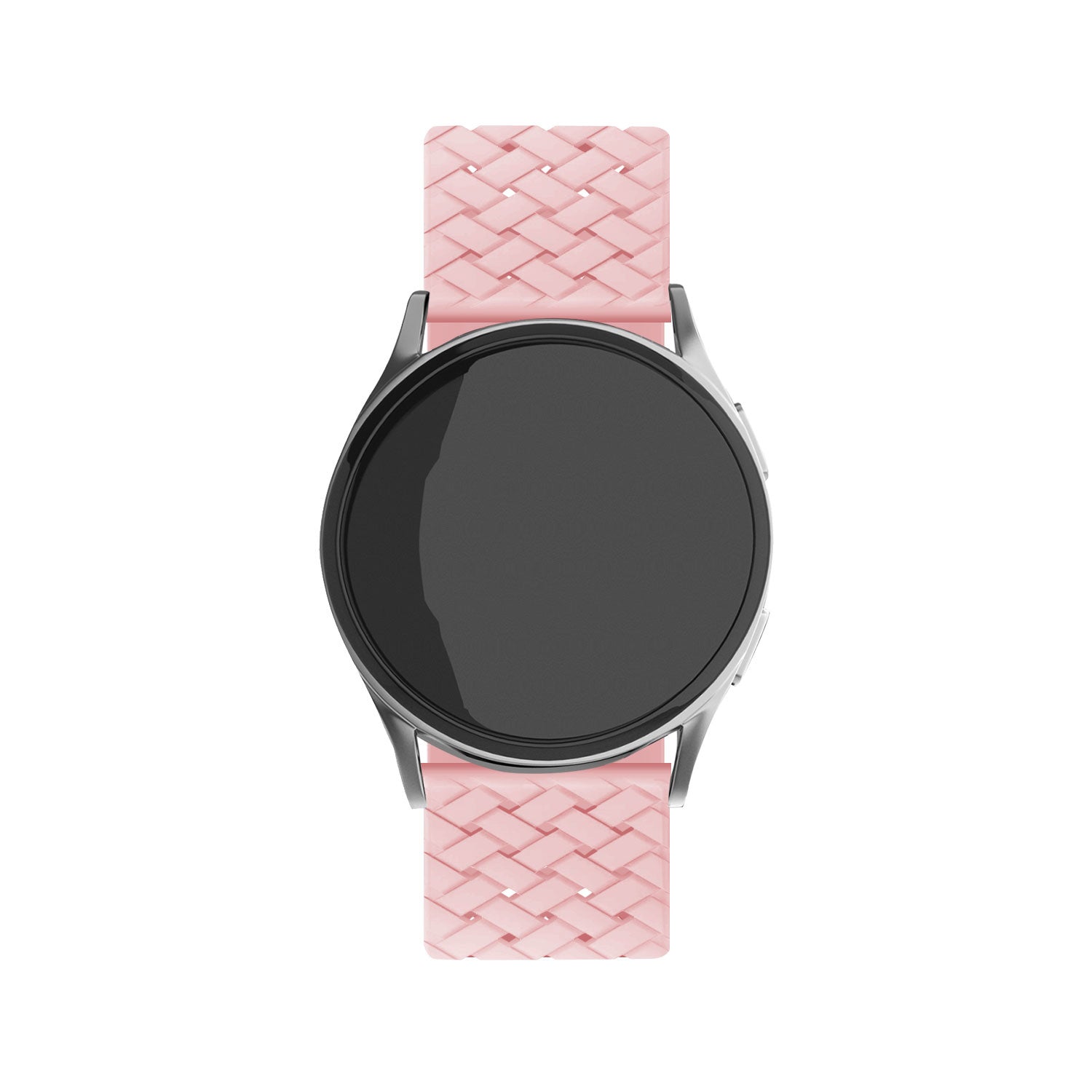 Bracelet silicone tressé Amazfit GTR Mini (rose)