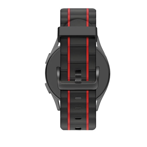 Bandz Bracelet sport à rayuresSuunto Vertical (noir/rouge)