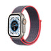 Bracelet nylon Apple Watch Ultra (brillant poudre)