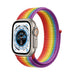 Bracelet nylon Apple Watch Ultra (arc-en-ciel)