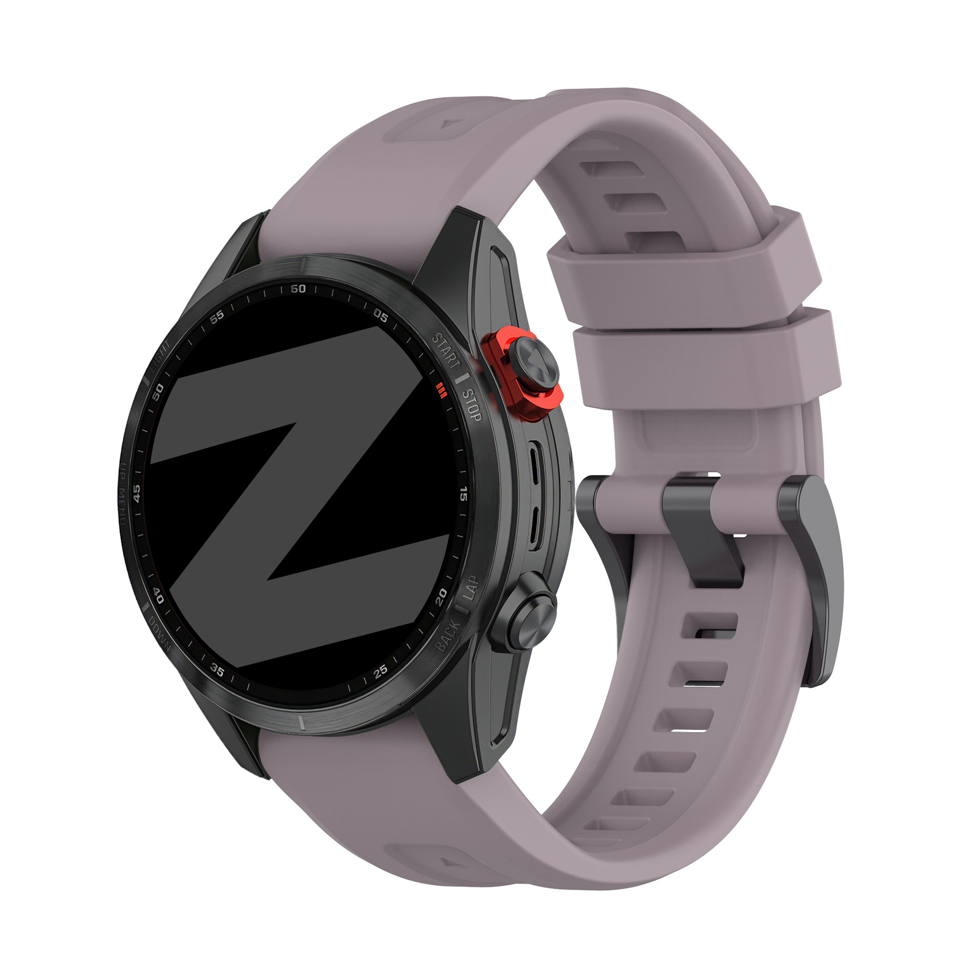 Bandz Garmin Instinct E - 40mm Silicone Strap 'Classic' (Lavender Grey)