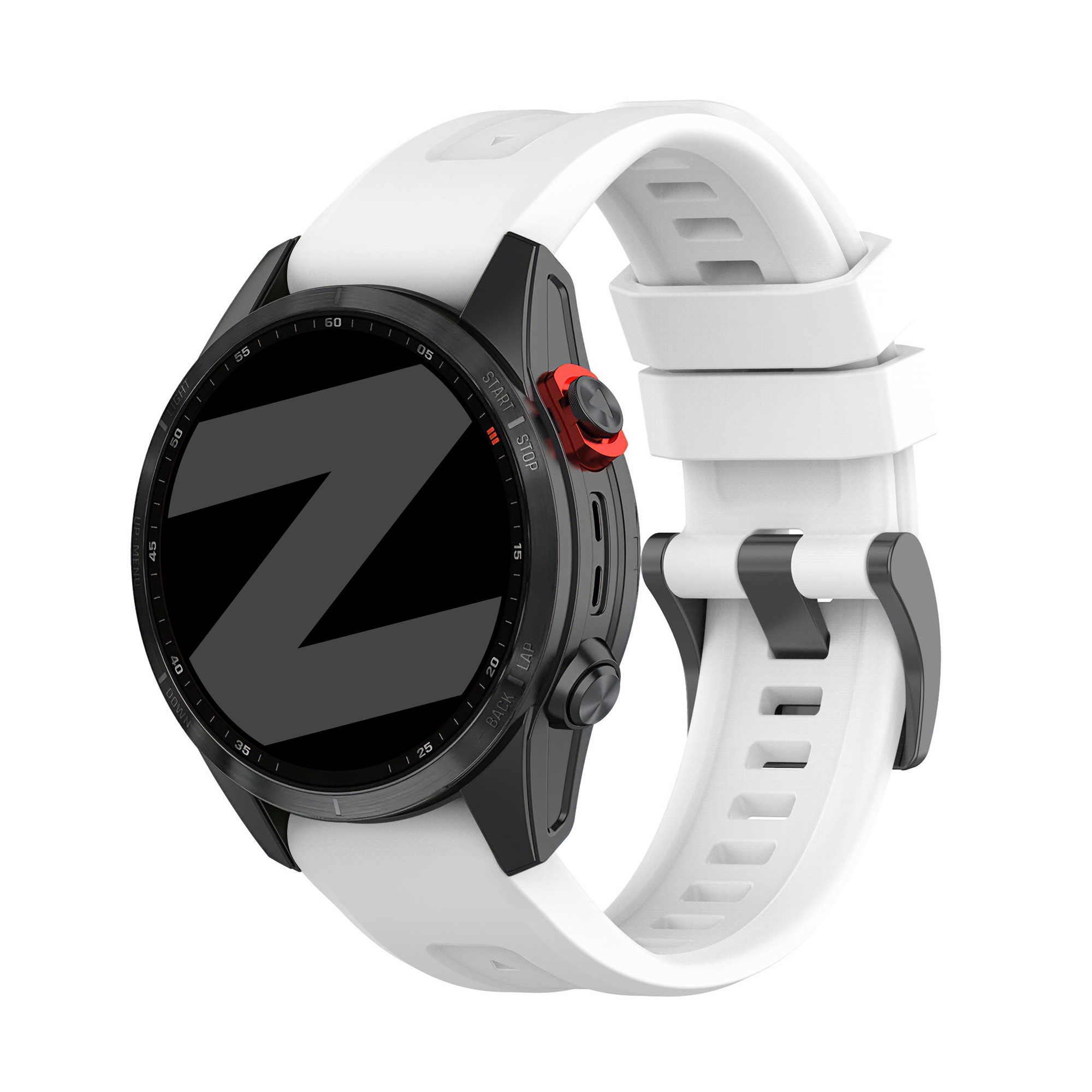 Bandz Bracelet silicone 'Classic' Garmin Instinct E - 40mm (blanc)