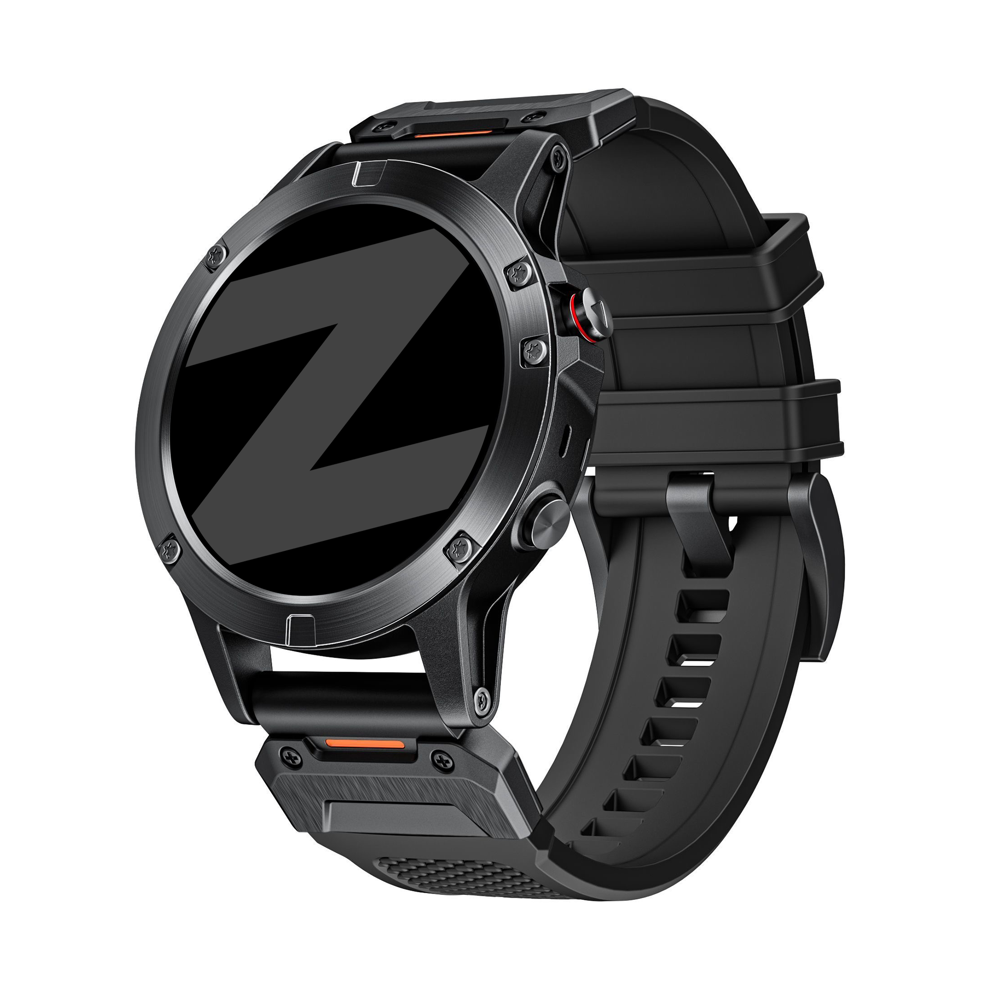 Bandz Bracelet silicone 'Explorer' Garmin Fenix 8 - 51mm (noir)