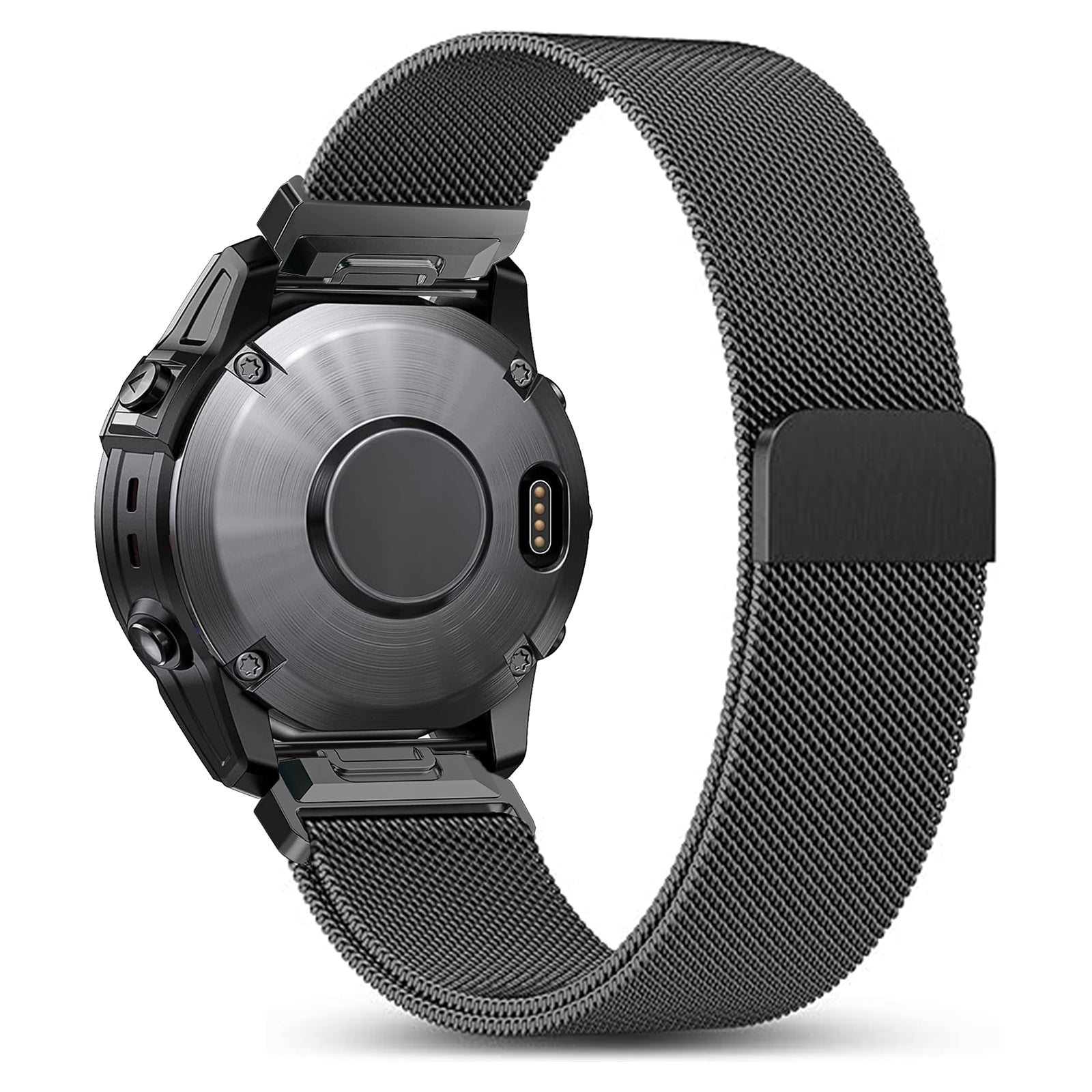 Bracelet milanais premium Garmin Fenix 7 (noir)