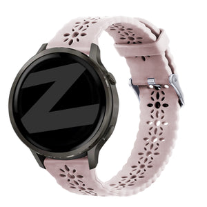 Bandz Garmin Venu 2 Plus Silicone Strap 'Lace' (Pink)