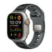 Bracelet silicone outdoor pour Apple Watch (noir/gris)