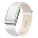 Bracelet cuir compatible avec Whoop MG (blanc)