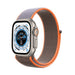 Bracelet nylon Apple Watch Ultra (marron-orange)