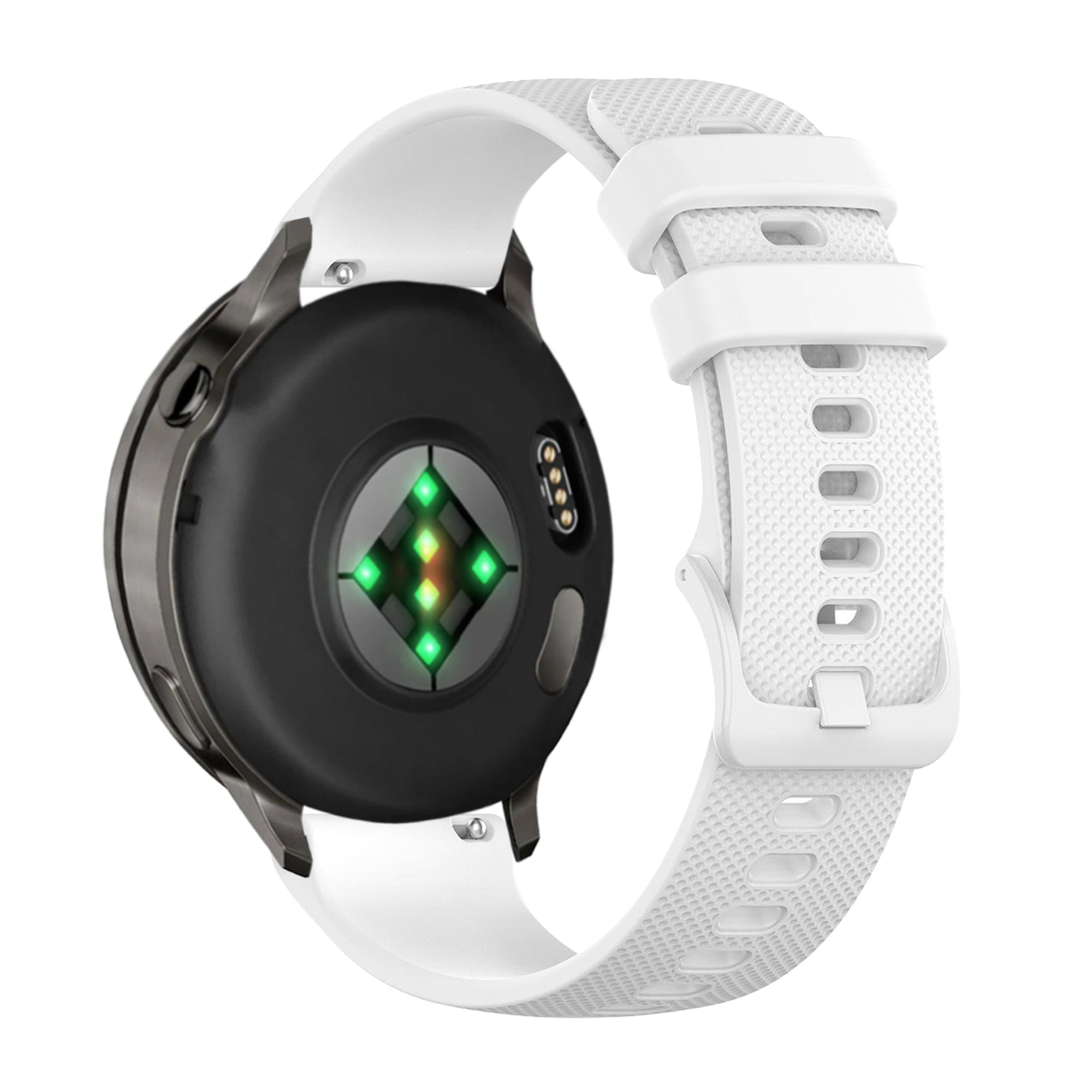 Bandz Bracelet silicone 'Premium' Garmin Forerunner 255 (blanc)
