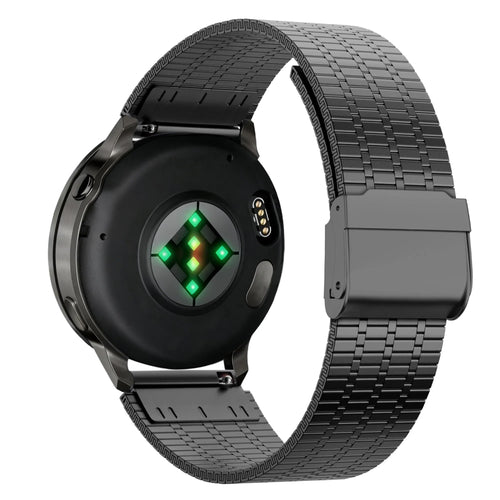 Bandz Garmin Forerunner 170 Adjustable Steel Strap (Black)