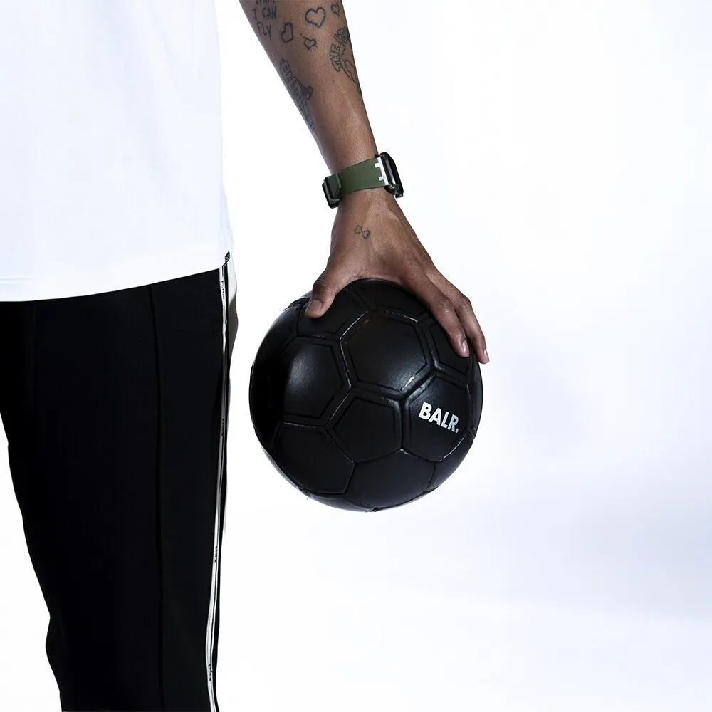 BALR. Bracelet silicone Apple Watch Ultra Liquid (vert/titane)