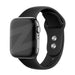 Bandz Bracelet silicone Dual Snap Apple Watch (noir)