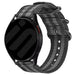 Bracelet nylon á boucle Samsung Galaxy Watch FE (noir/gris)