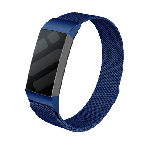Bracelet Milanais Fitbit Charge 3 (bleu)