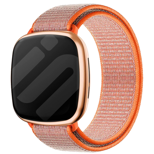 Bracelet nylon Fitbit Versa 3 (orange)