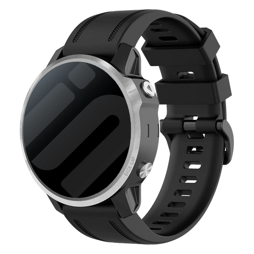 Bracelet silicone Garmin Descent Mk2S (noir)