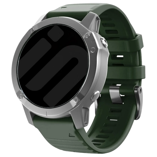 Bracelet silicone Garmin Instinct 3 - 50mm (vert foncé)