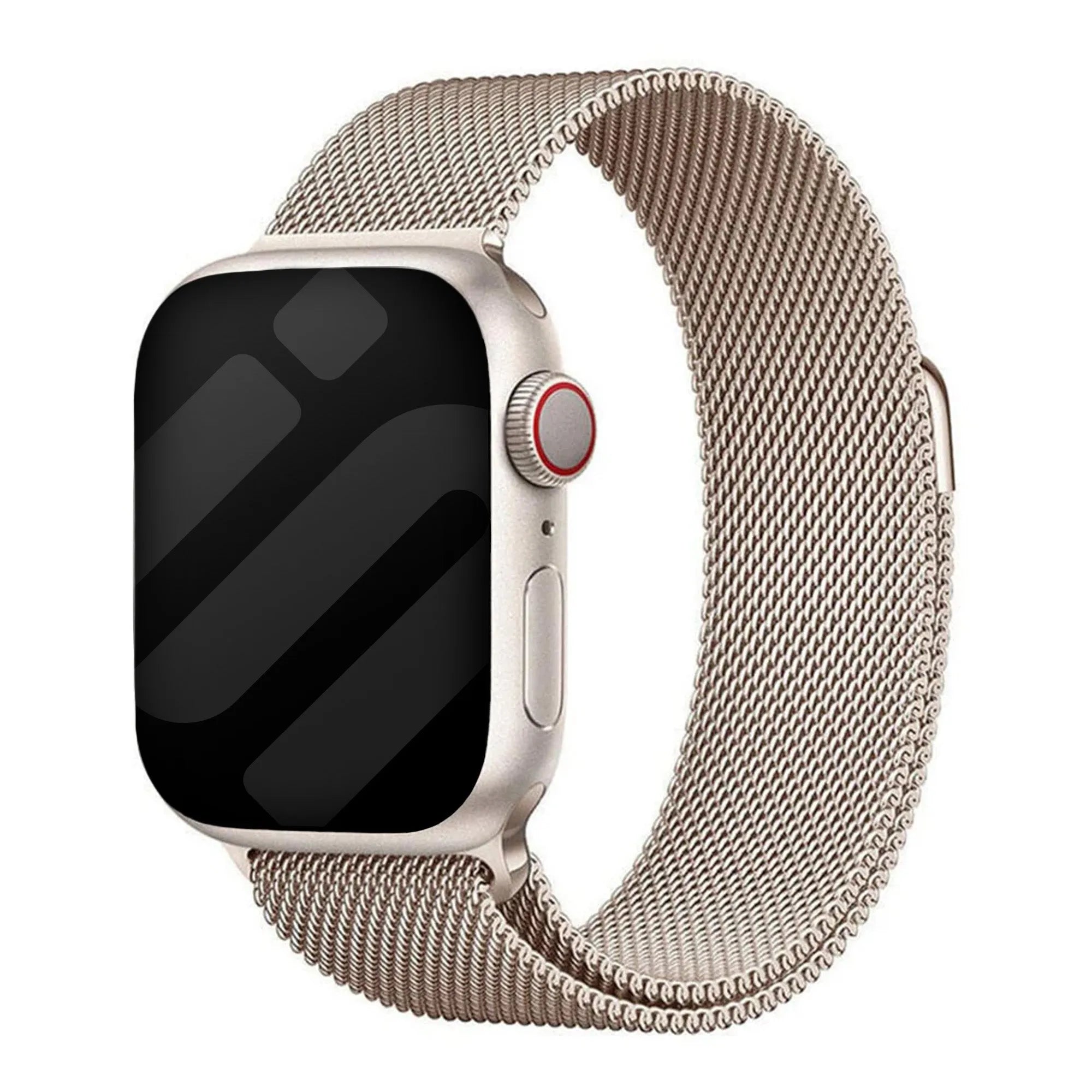 Bracelet Milanais Apple Watch (lumière stellaire)