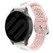 Bracelet silicone avec motif Huawei Watch GT 3 42mm (blanc/rose)